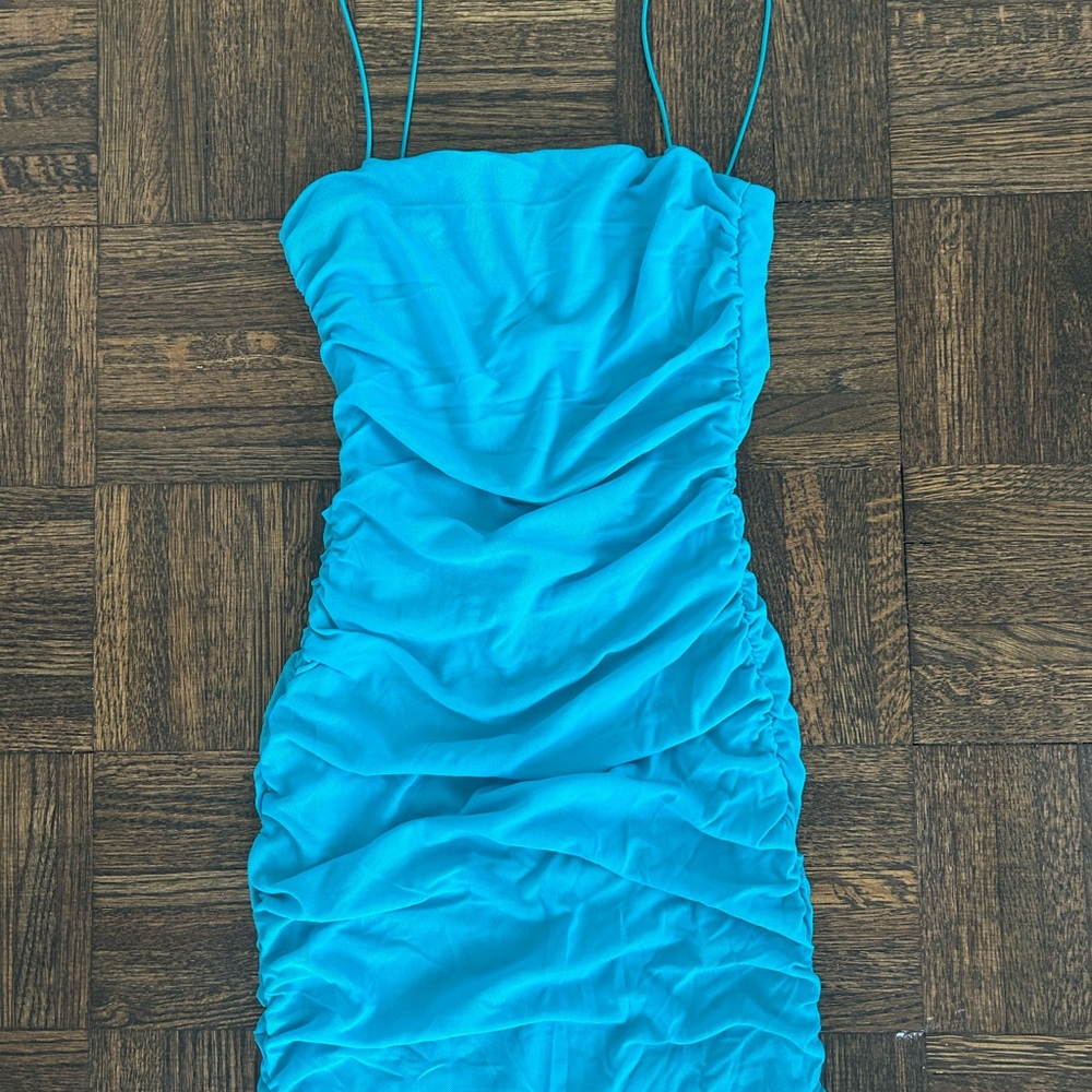 Princess Polly 
Blue Ruched Dress